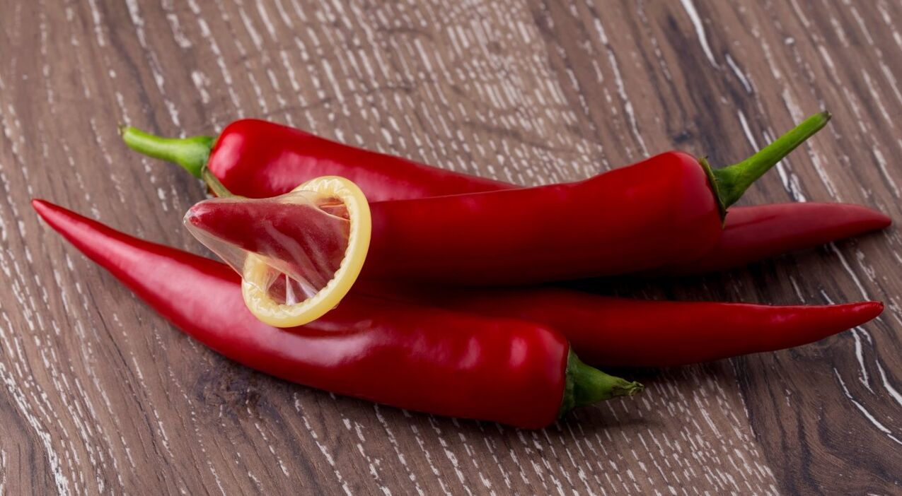 Chili peber øger testosteronniveauet i en mands krop og forbedrer styrken