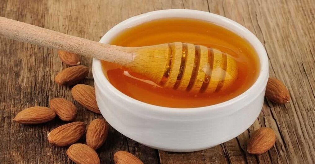 honning og nødder for at øge styrken